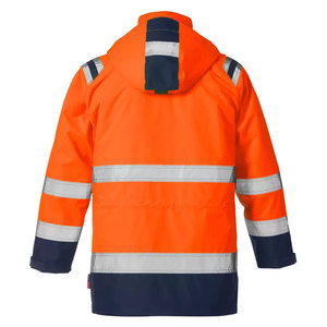 Customized Winter <b>Worker</b> Construction Safety <b>Jacket</b> Hi Vis Waterproof Workwear Reflective Tape Windbreaker Safety <b>Jackets</b> - Product Image 4