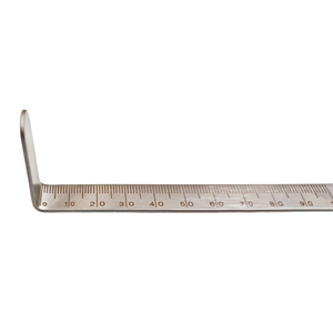 เครื่องวัดทันตกรรมจัดฟันแบบพรีเมียม (0-100 มม.) ไม้บรรทัดสแตนเลสสตีลแบบละเอียดพร้อมเวอร์เนียคาลิปเปอร์ - Product Image 6