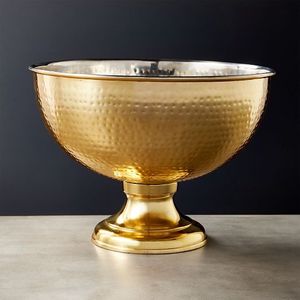 Cubo de Hielo de Cobre Puro de Lujo con Asas Laterales Decorativas para Enfriar Bebidas y Presentar en la Mesa - Product Image 4
