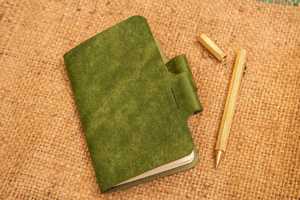 Couverture de carnet en cuir sur mesure, rechargeable, pour journal d'écriture, idéale pour la personnalisation de marque d'entreprise NBC-0106 - Product Image 4