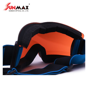 Masque de ski sans monture à lentille cylindrique avec design léger anti-buée et protection UV pour l'extérieur - Product Image 3