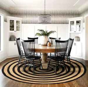 Hand Braided Eco Carpet made of 100% Jute Soft & Durable Area <b>Rugs</b> for Bedroom & Living Room - Product Image 3