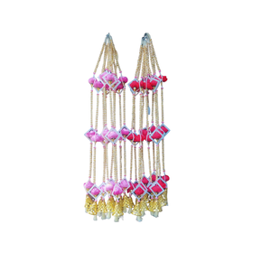 พวงมาลัยดอกมะลิประดิษฐ์ขายส่ง ของตกแต่งบ้านสำหรับงานเทศกาล งานแต่งงานแบบอินเดีย ฮัลดี เมเฮนดี ของตกแต่งคริสต์มาส - Product Image 2