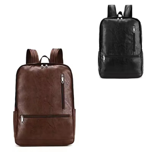 Wholesale Fashion Men's Leather <b>Backpack</b> Bags College School Party Style PU Material for Teens - Product Image 6