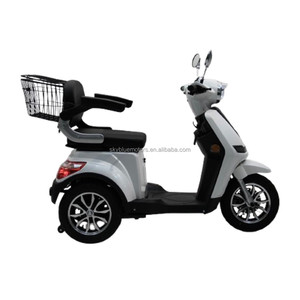 Scooter électrique tout-terrain à 3 roues, autonomie de 60 km, 1000 W, batterie au plomb-acide 20 Ah, contrôle par application, suspension intégrale pour - Product Image 3