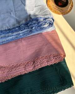 Luxury Woven <b>Scarf</b> Fabric Cotton Polyester Viscose Blend Designer Neckwear Textile Private Label OEM ODM Custom Fabric Supplier - Product Image 1
