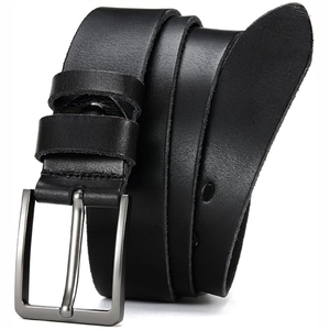 Cinturón de Cuero Genuino para Hombre de Diseño Clásico y Calidad Profesional, Cinturones de Cuero para Trabajo, Negocios y Uso Casual - Product Image 3