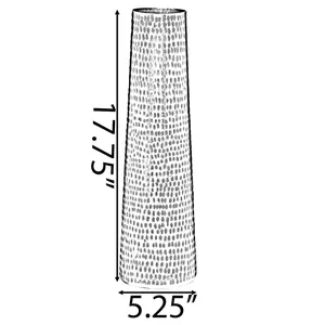 Modern Metal Flower Vase Handmade Decorative Home Décor Accent Vase for Hotel Restaurant ZAHID EXPORTS ZE-3180S - Product Image 2