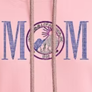 Sudadera con Capucha Rosa Brillante con Logo MOM para Mujer, Sudadera Informal de Manga Larga, Ropa de Calle para el Día a Día, Ropa Cómoda y a la Moda - Product Image 2