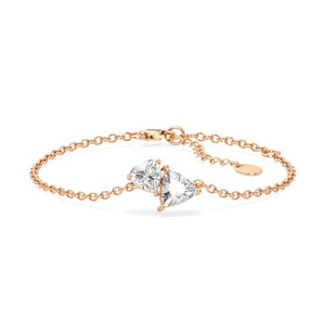 REYES Wholesale Price 2.12Ct Moissanite Link Chain <b>Bracelet</b> 925 Sterling <b>Silver</b> GRA Certified Anniversary Gift Jewelry for Her - Product Image 5