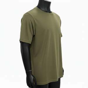 Camiseta de algodón personalizada para hombre, de manga corta, cuello redondo, con logo frontal, en blanco, de alta calidad, transpirable, precio al por mayor - Product Image 2