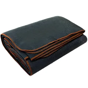 Vente en gros de couvertures en laine personnalisées 70% laine 30% polyester, motifs unis et rayés, pour les voyages et l'hôtellerie, fabriquées en Inde par Harshit Intern. - Product Image 1