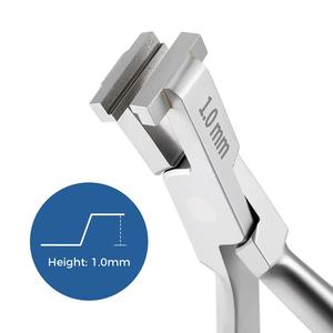 Alicate de ortodoncia para doblar alambres dentales, pinza para armar arcos, instrumento de acero inoxidable para dentistas - Product Image 3