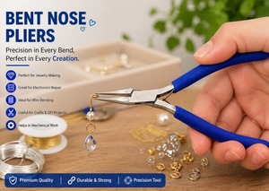 <b>Beads</b> <b>Bead</b> Knotting Micro Pointed <b>Needle</b> Nose Pliers Jewelry Making Tools Precision Beading DIY Jewellery Tool - Product Image 2