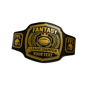 Custom Fantasy League Champion Belt High Quality Personalized Football Title Belt FFL Trophy Unique Customizable Championship - Product Image 4