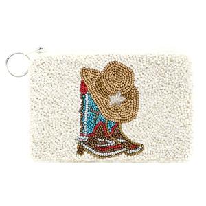 Pochette de soirée de luxe faite à la main avec perles brodées et motif éclair, sac à main pour soirée - Product Image 6