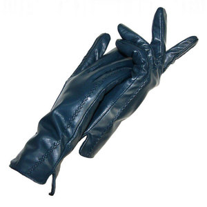 Gants en cuir respirants pour l'extérieur, doublés, chauds, de luxe, pour l'hiver, à la mode - Product Image 1