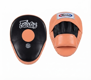 Fairtex Genuine Leather Boxing Focus Mitts for Muay Thai Kickboxing MMA Hand Pads with Durable <b>Foam</b> <b>Padding</b> - Product Image 4