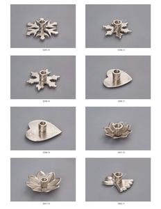 Support de bougie en métal fait main, style floral, résistant à la chaleur, prix de gros d'usine, porte-bougie décoratif, décoration de table de fête - Product Image 2