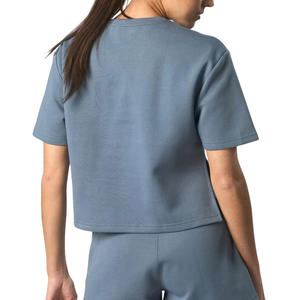 Conjunto Casual de Verano para Mujer, Camiseta y Pantalones Cortos, Conjunto de Dos Piezas Cómodo, Suave y Transpirable para Uso Diario - Product Image 2