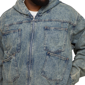 Chaqueta Vaquera para Hombre Talla Grande, Tela al por Mayor, Personalizable, Muestra Gratuita, Mejor Calidad - Product Image 3