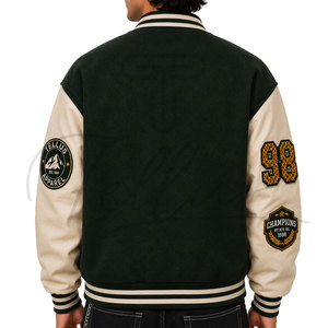 Veste universitaire en laine de haute qualité pour hommes, col montant, tissu en laine de la meilleure qualité, nouveau style disponible en plusieurs couleurs - Product Image 4