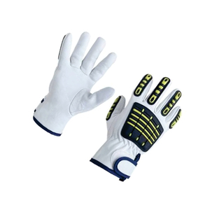 Guantes de Nitrilo Personalizados con Logotipo, 8mil/10mil, Duraderos, con Reforzado en los Nudillos, Puño de Seguridad, Protección Contra Impactos y Vibraciones TPR Nivel 1, Transpirables - Product Image 6