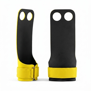 Heavy Duty <b>Weight</b> Lifting Grips Black Pull Up Hand Grips 2 Finger Gym Grip Pads Cross Training Fitness Workout Equipment - Product Image 4