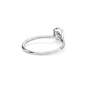 Bague solitaire REYES en argent sterling 925 de haute qualité avec moissanite de 0,99 carat pour femme, certifiée GRA, bijoux fins pour un usage quotidien - Product Image 4