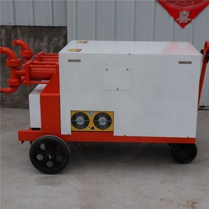 เครื่องอัดฉีดซีเมนต์กระบอกคู่ปั๊มอัดฉีดปูน gunite ปั๊มคอนกรีต - Product Image 2