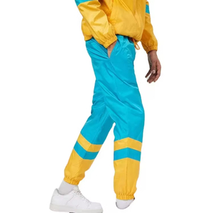 Chaqueta Cortavientos de Poliéster Ligera e Impermeable con Capucha y Logotipo Personalizado, Trajes Deportivos para Hombre, Manga Larga, Color Sólido - Product Image 3