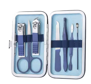 Kit de manucure de qualité salon de luxe 12 pièces avec coupe-ongles 4 en 1 en acier à haute teneur en carbone pour une durabilité et un usage professionnel - Product Image 5