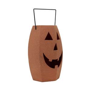 Halloween Black Metal <b>Pumpkin</b> Candle Holder Satin Jack O Lantern Tea <b>Light</b> Votive Pot Party Dining Table Decor - Product Image 4