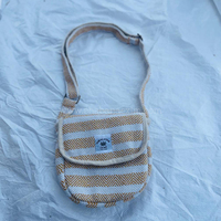 Dompet rami ramah lingkungan untuk tas rami perjalanan grosir dompet rami alami ramah lingkungan dari produsen India