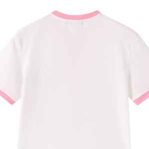 Camiseta Henley Blanca AKA para Mujer, con Letras Griegas Bordadas, Cierre de Botones, Top Casual Premium, Tela de Alta Calidad, Ajuste Cómodo - Product Image 5