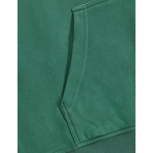 Sudadera con Capucha Degradado Verde Bosque, Estilo Vintage, con Efecto Desgastado, Dos Tonos, Personalizada - Product Image 4