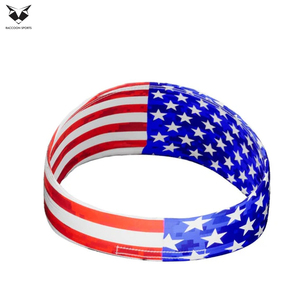 Elastic Workout Premium Quality Non Slip <b>Sport</b> Gym & Running High Stretch Fabric New Trendy Wholesale Rate Baseball <b>Headband</b> - Product Image 3