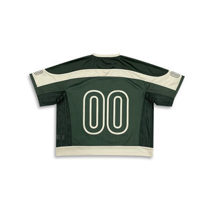 เสื้อเจอร์ซีย์แฟนกีฬาแบบสั่งทำพร้อมโลโก้และชื่อทีม ราคาขายส่ง เนื้อผ้านุ่ม ระบายอากาศได้ดี แขนสั้น เหมาะสำหรับฤดูใบไม้ผลิ - Product Image 3