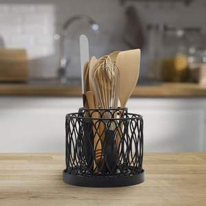 Porte-couverts en métal de qualité supérieure pour une décoration de cuisine sophistiquée, offrant une surface lisse et une structure robuste - Product Image 6