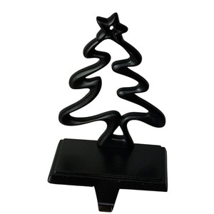 Soporte para Calcetines de Navidad de Metal Plateado, Colgador de Calcetines 3D Brillante y Pulido para Chimenea, Ganchos con Peso para Decoración Navideña - Product Image 6