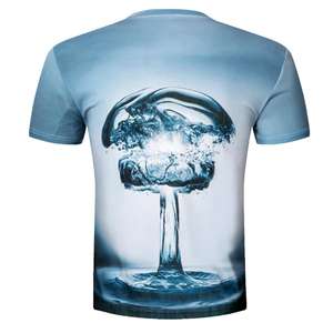 Camiseta de Poliéster de Manga Corta Colorida para Sublimación, Camiseta Deportiva Suave de Alta Calidad, Económica, Unisex, Sublimada - Product Image 6