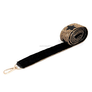 Sangle perlée de luxe faite à la main pour sac à bandoulière étoile perle de rocaille poignée de sac à bandoulière avec crochets pour sac à main - Product Image 3