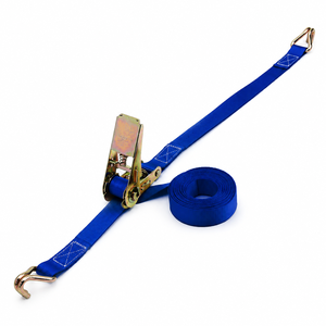 Sangle d'arrimage à cliquet en polyester 25 mm 800 kg haute résistance pour la sécurisation des marchandises – Fournisseur OEM d'équipements logistiques - Product Image 1