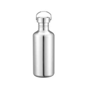 Wide Mouth Stainless Steel Water <b>Bottle</b> with Handle Lid High Quality Metal Sports <b>Flask</b> Leak Proof Outdoor Hiking Travel Canteen - Product Image 1