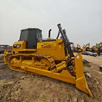 Bulldozer d'occasion d'origine japonaise CAT D7G, tracteur à chenilles Caterpillar D7G avec ripper, treuil, lame hydraulique, en bon état, à vendre