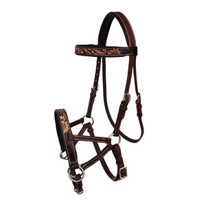 Nueva Brida de Cuero para Caballo con Narquileras Ajustables, Cómoda y de Contacto Equilibrado para Entrenamiento y Eventos - Product Image 2