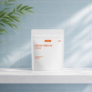 [FROM OREUM] Comprimés de soin buccal à la mandarine de Jeju, saveur agrumes, pochette de dentifrice pour voyage portable - Product Image 3