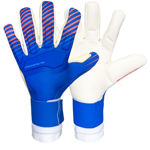 ถุงมือผู้รักษาประตูฟุตบอล/ซอคเกอร์สำหรับมืออาชีพ คุณภาพพรีเมียม วัสดุควอตซ์ลาเท็กซ์เนกาทีฟ ยางทนทาน - Product Image 3