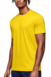 Camiseta de Manga Corta Casual para Hombre, Marca AMY, 100% Algodón, Corte Regular, Frente Liso Bordado, Transpirable, 260g, Venta al Por Mayor - Product Image 4