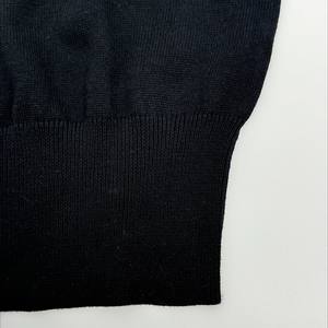 เสื้อถักแบบสวมหัวคอกลมสำหรับผู้ชายและผู้หญิงเสื้อถักแบบสวมหัวคอกลมแขนยาวแบบพอดีตัวปกติเนื้อนุ่มบาง - Product Image 3